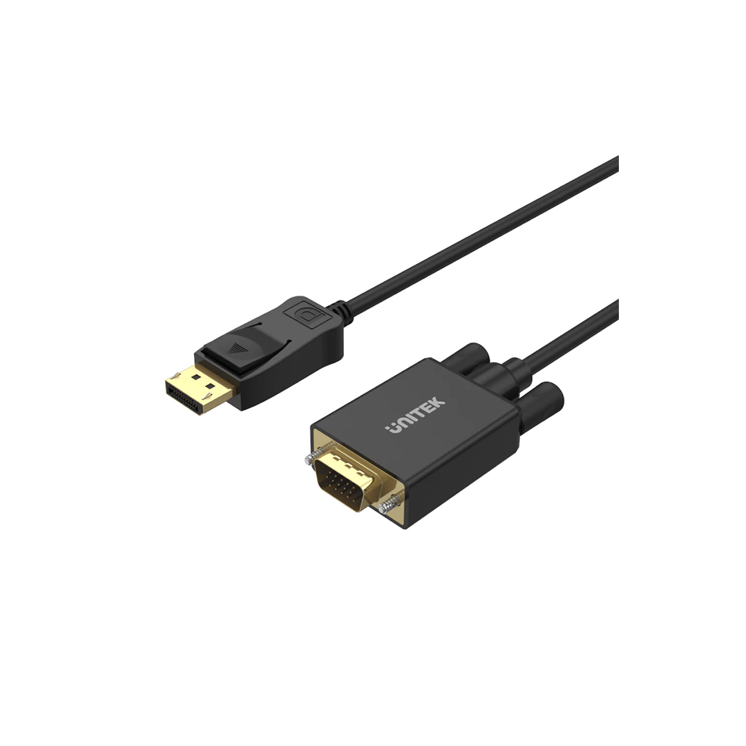 Unitek DisplayPort to VGA Cable 1.8M in Qatar Unitek DisplayPort to VGA Cable 1.8M in Qatar